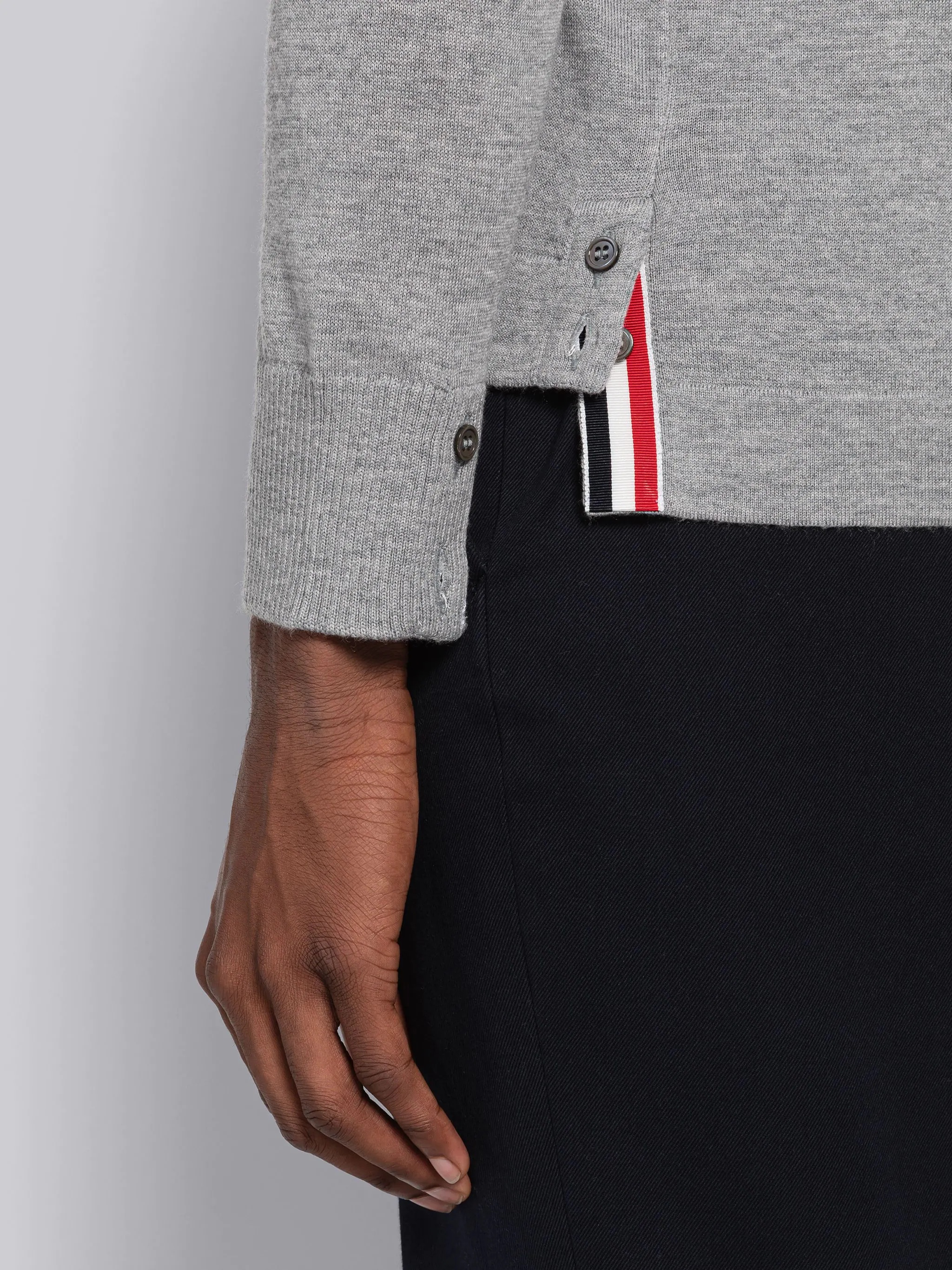 Fine Merino 4-Bar Point Collar Shirt - 6