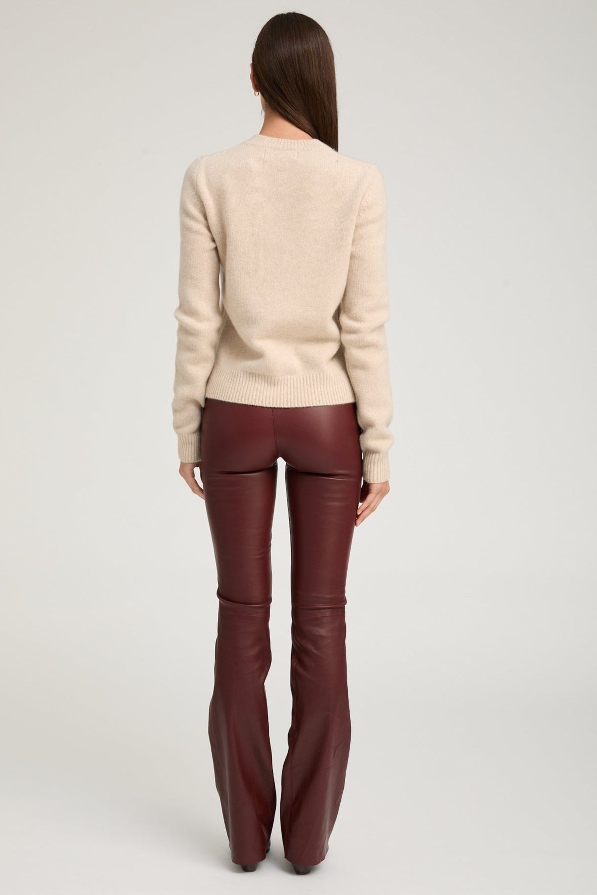 OAT CASHMERE CREWNECK SWEATER - 3