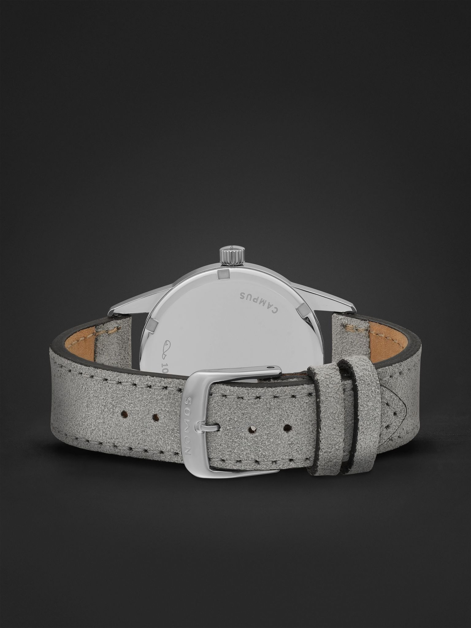 Club Campus Hand-Wound 36mm Stainless Steel and Leather Watch, Ref. No. 710 Orange - 6