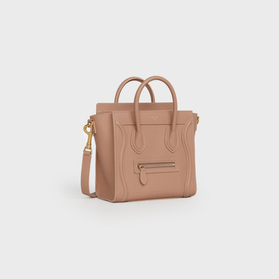 CELINE NANO LUGGAGE BAG IN DRUMMED CALFSKIN outlook