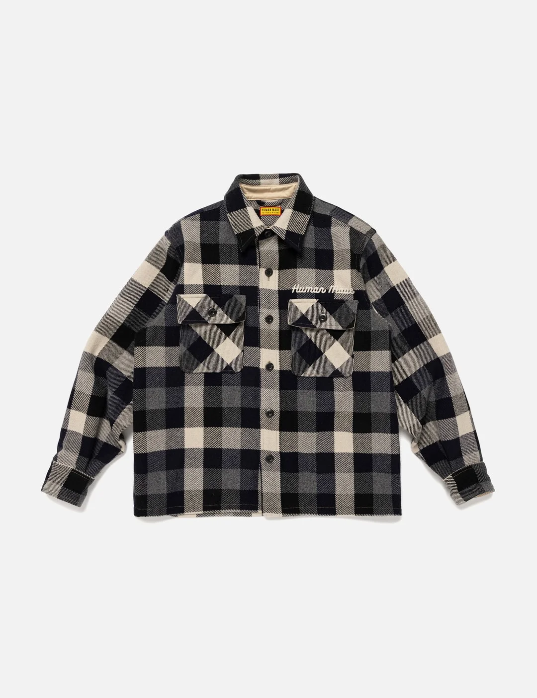 WOOL CHECK SHIRT JACKET - 1