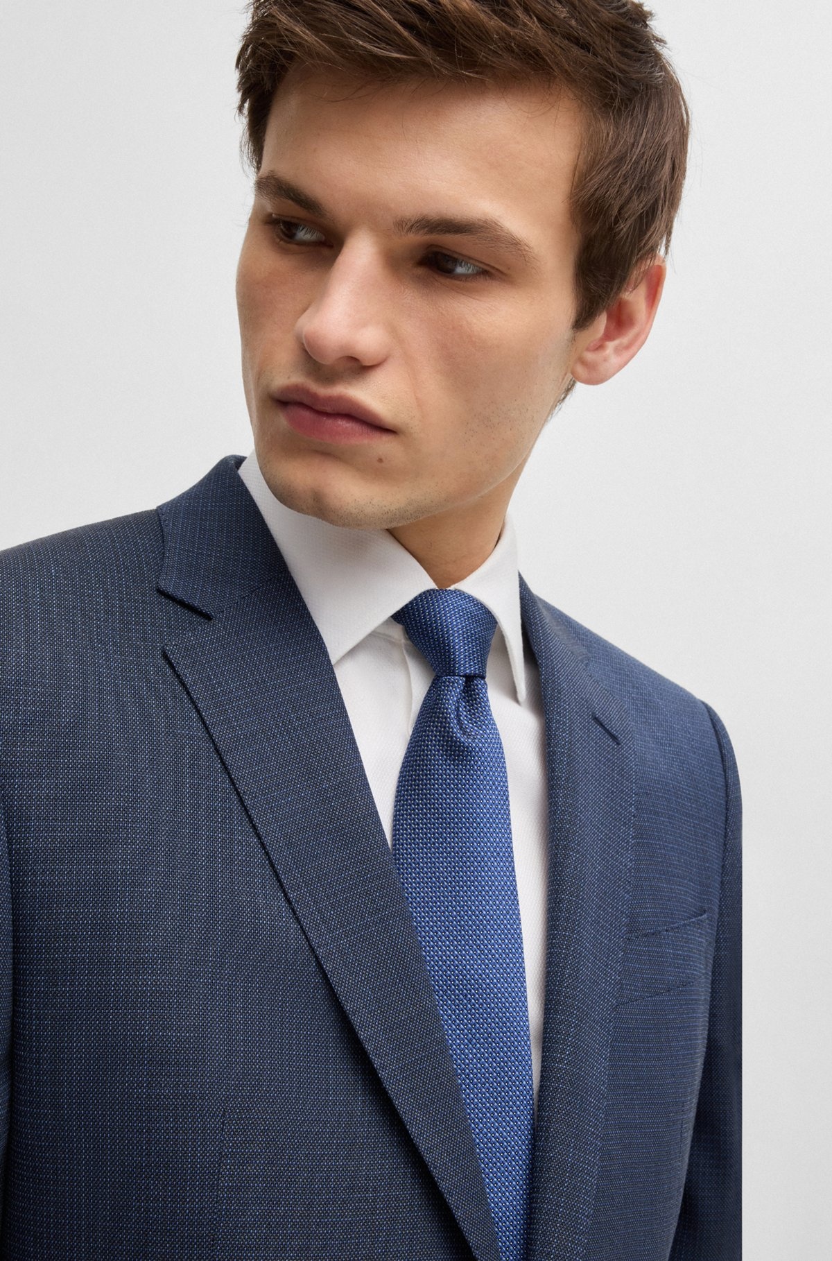 SLIM-FIT SUIT IN STRETCH CLOTH - 4