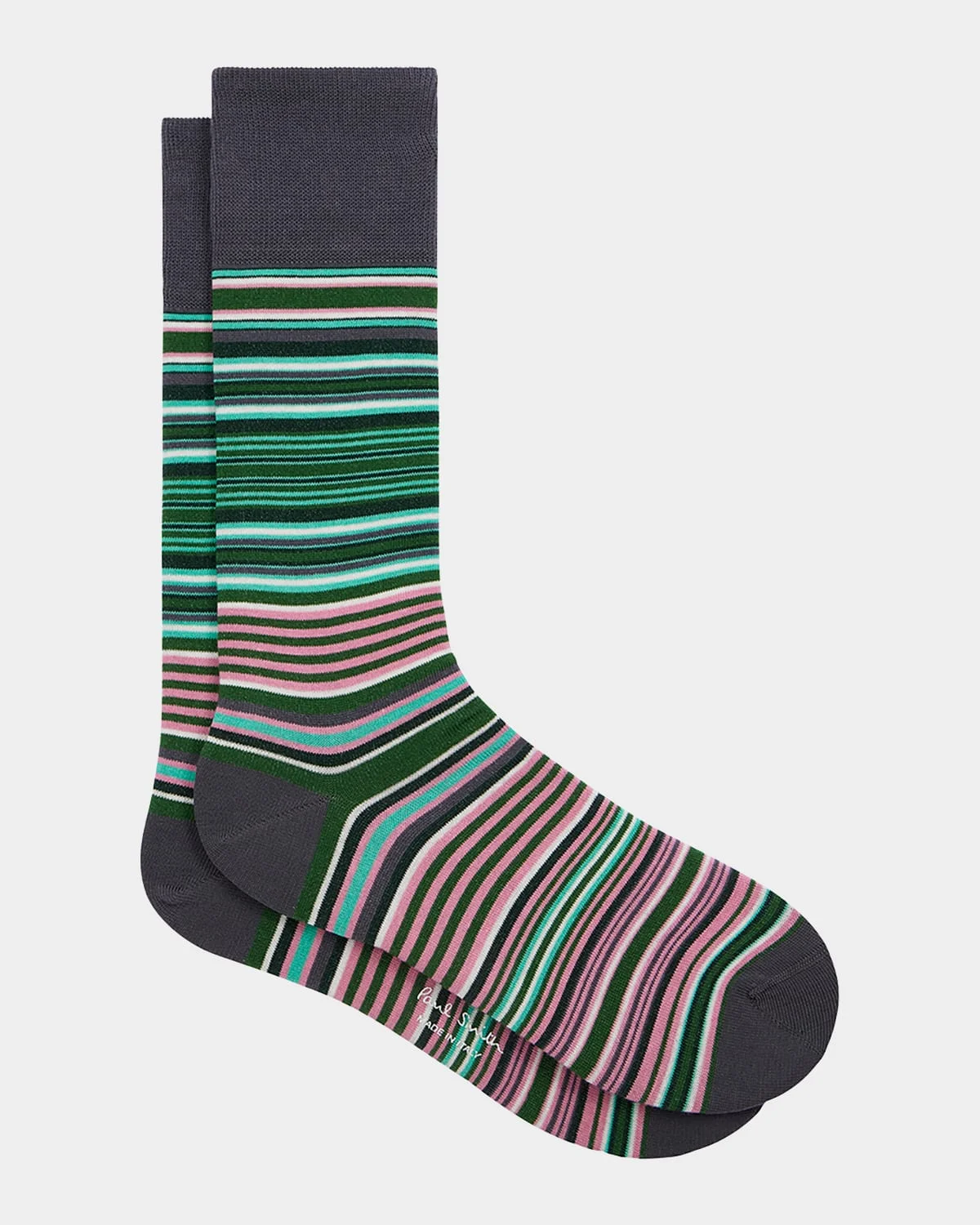Men's Kahn Fashion Signature Stripe Crew Socks - 1