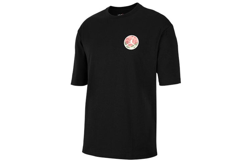 Jordan Air Jordan Sport DNA Back Printing Casual Sports Short Sleeve Black CT3656-010 outlook