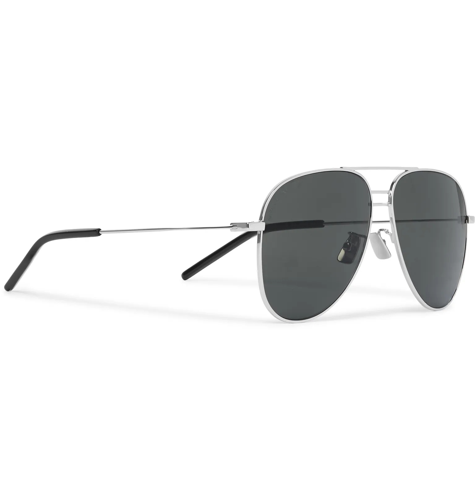 Aviator-Style Silver-Tone and Acetate Sunglasses - 3