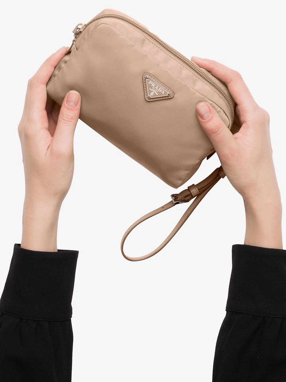 Clutch com logo triangular - 5