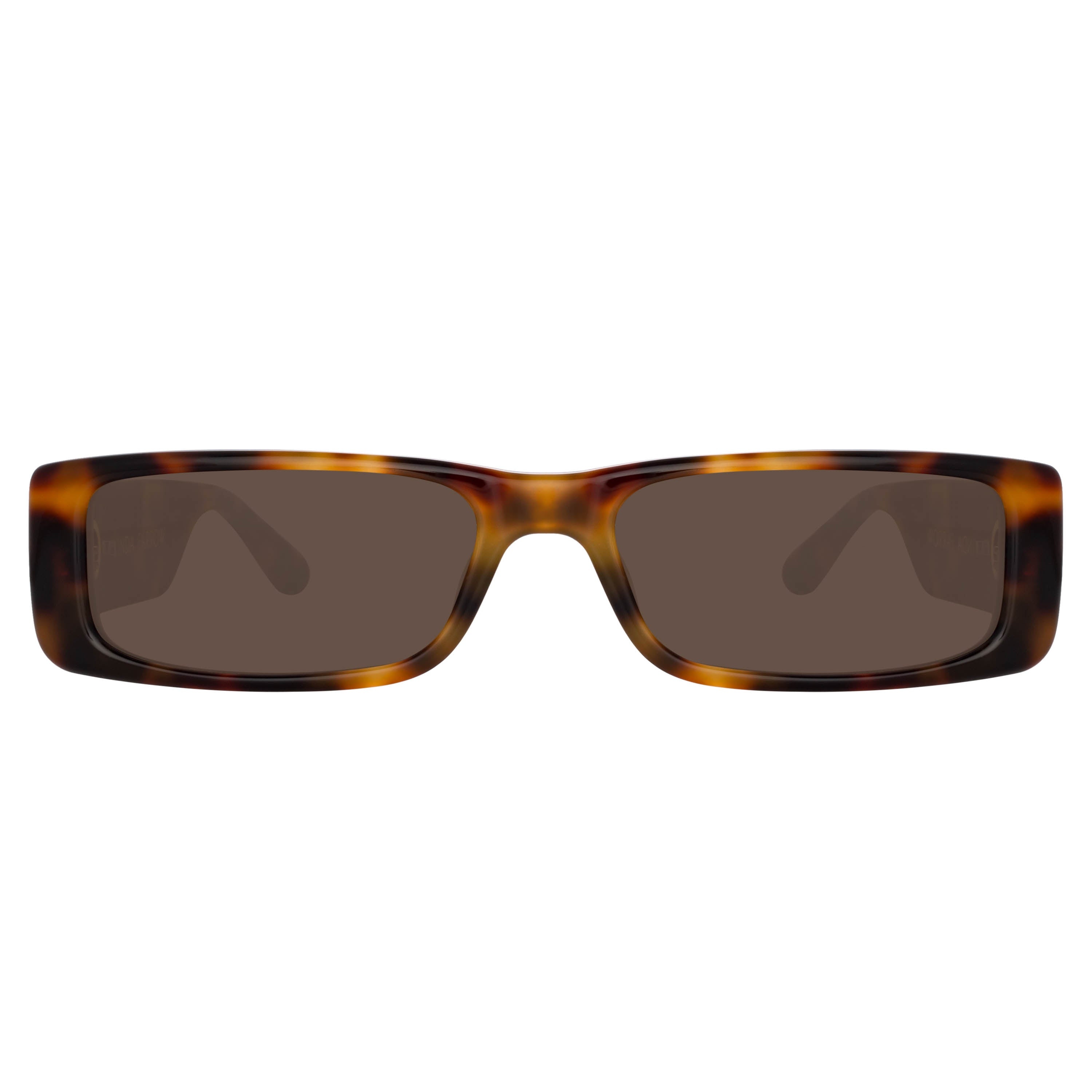 DANIA RECTANGULAR SUNGLASSES IN TORTOISESHELL - 1