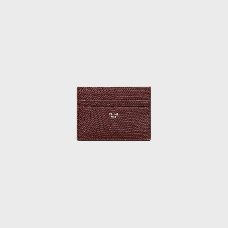 LARGE CARD HOLDER in LIZARD EMBOSSED CALFSKIN 1