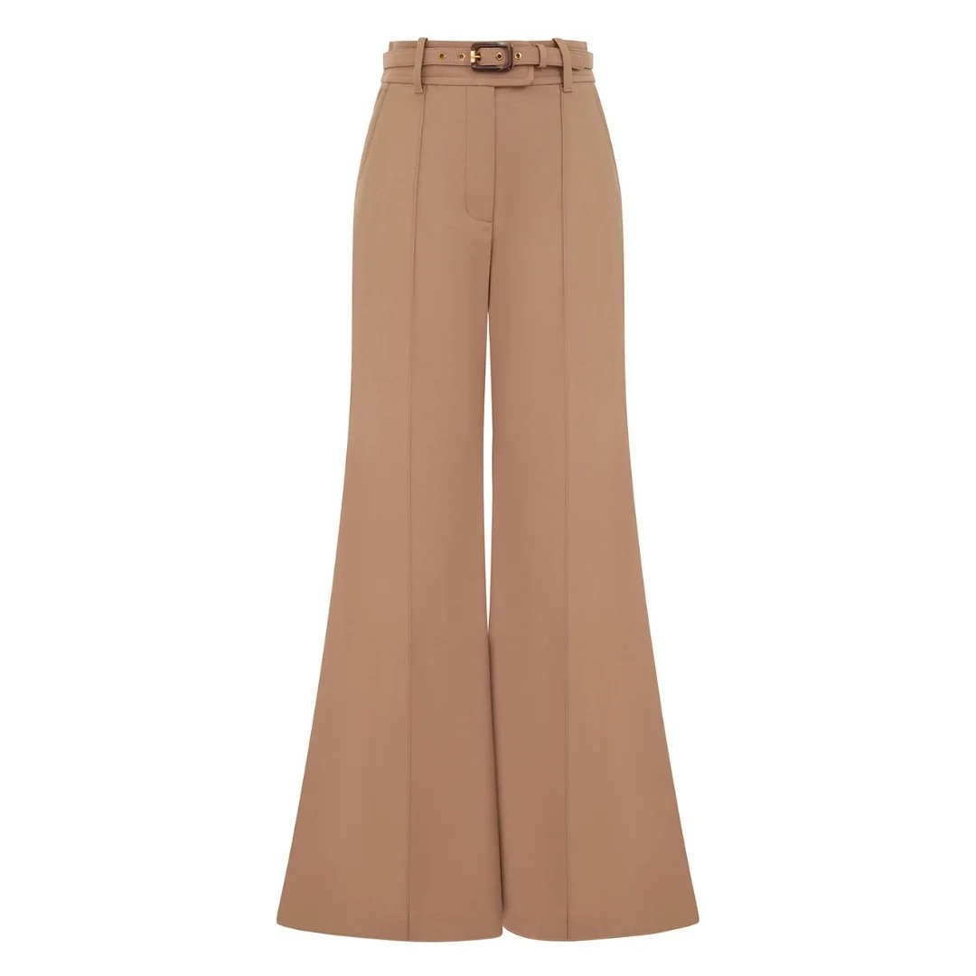 Stretch Wool Flare Pant - 1