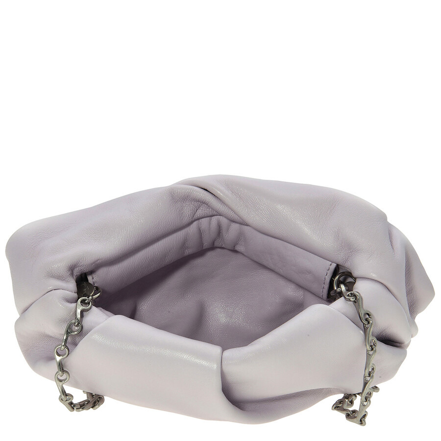 Burberry Rose Nappa Chain Clutch In Haze - 4