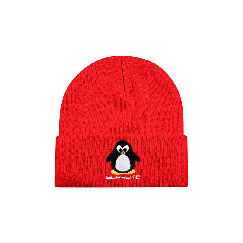 Supreme Penguin Beanie 'Red' - 1