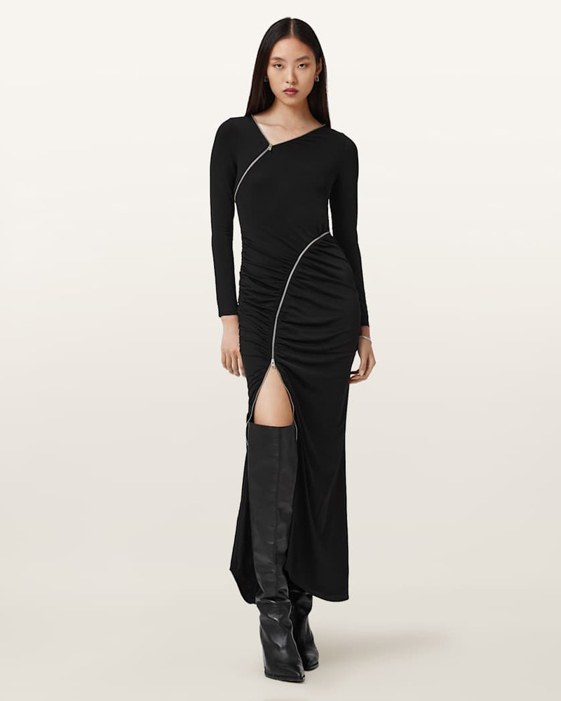 ELSIE ZIPPER MAXI DRESS 7