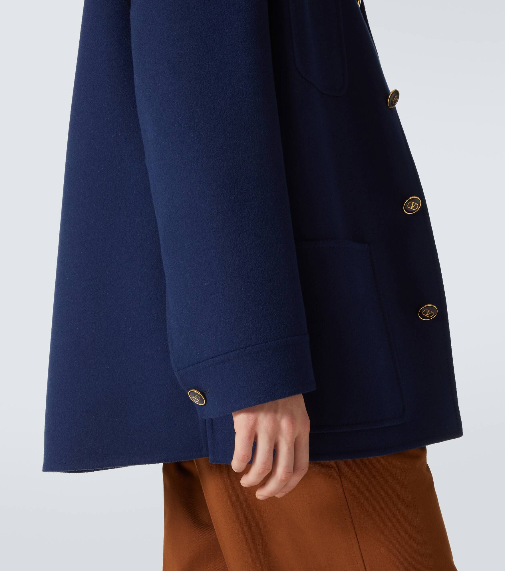 Wool and cashmere overshirt - 6