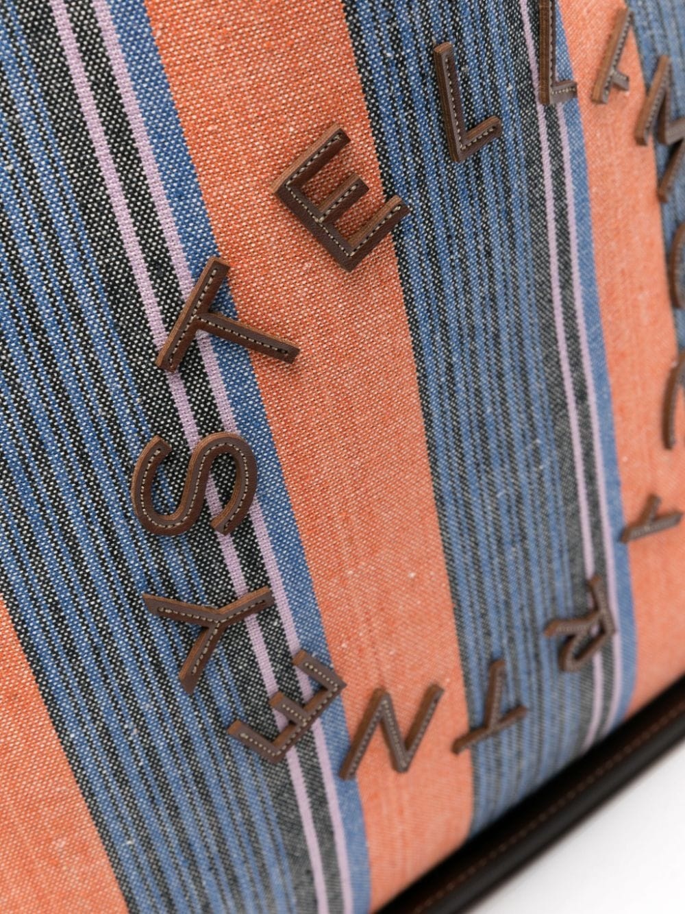 striped cotton tote bag - 4