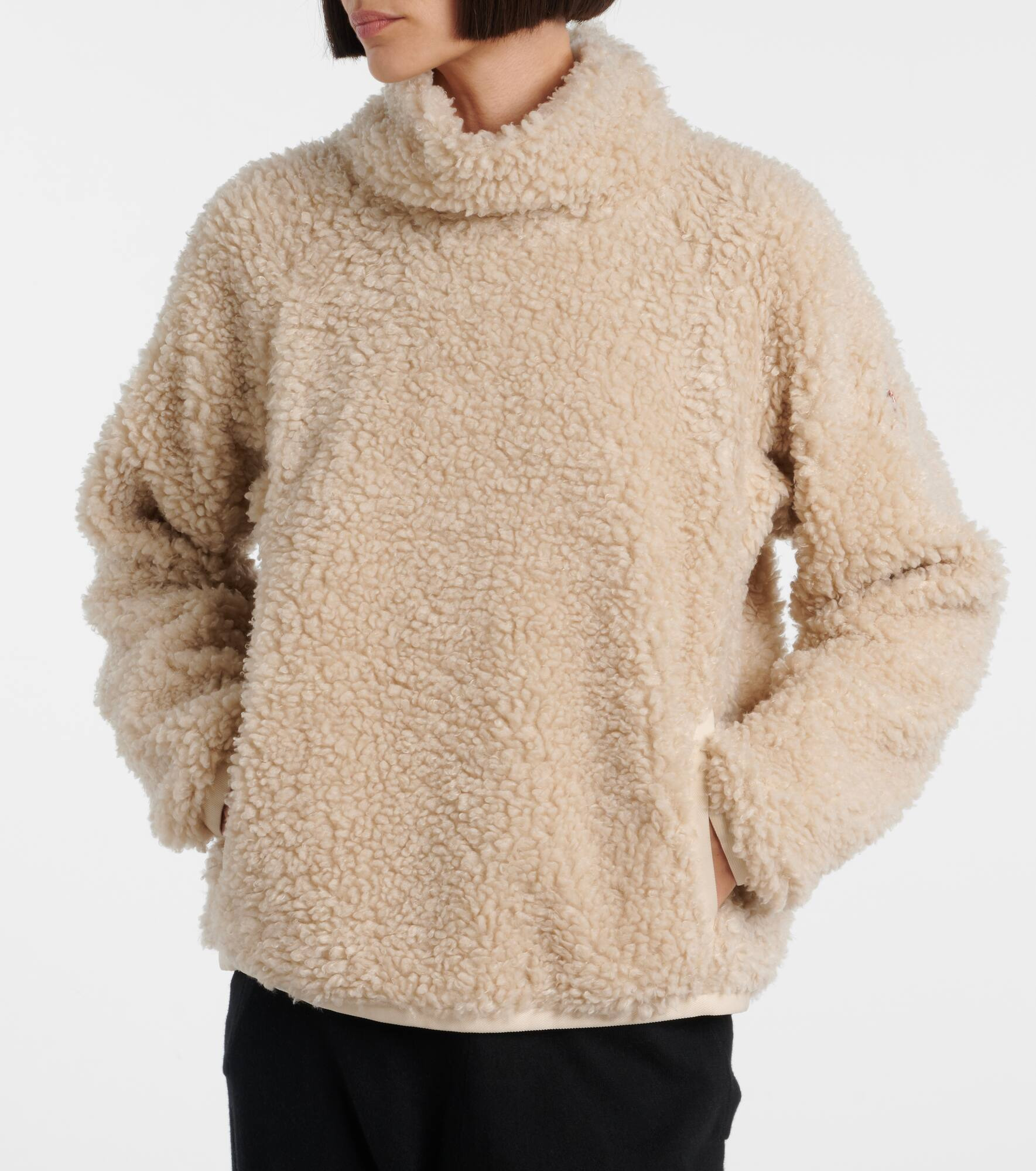 Fleece turtleneck top - 6