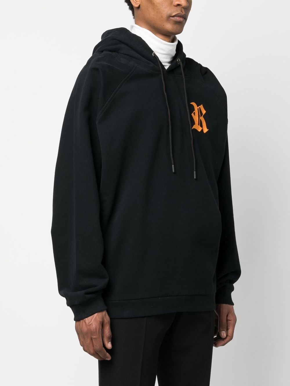 monogram-print hoodie - 2