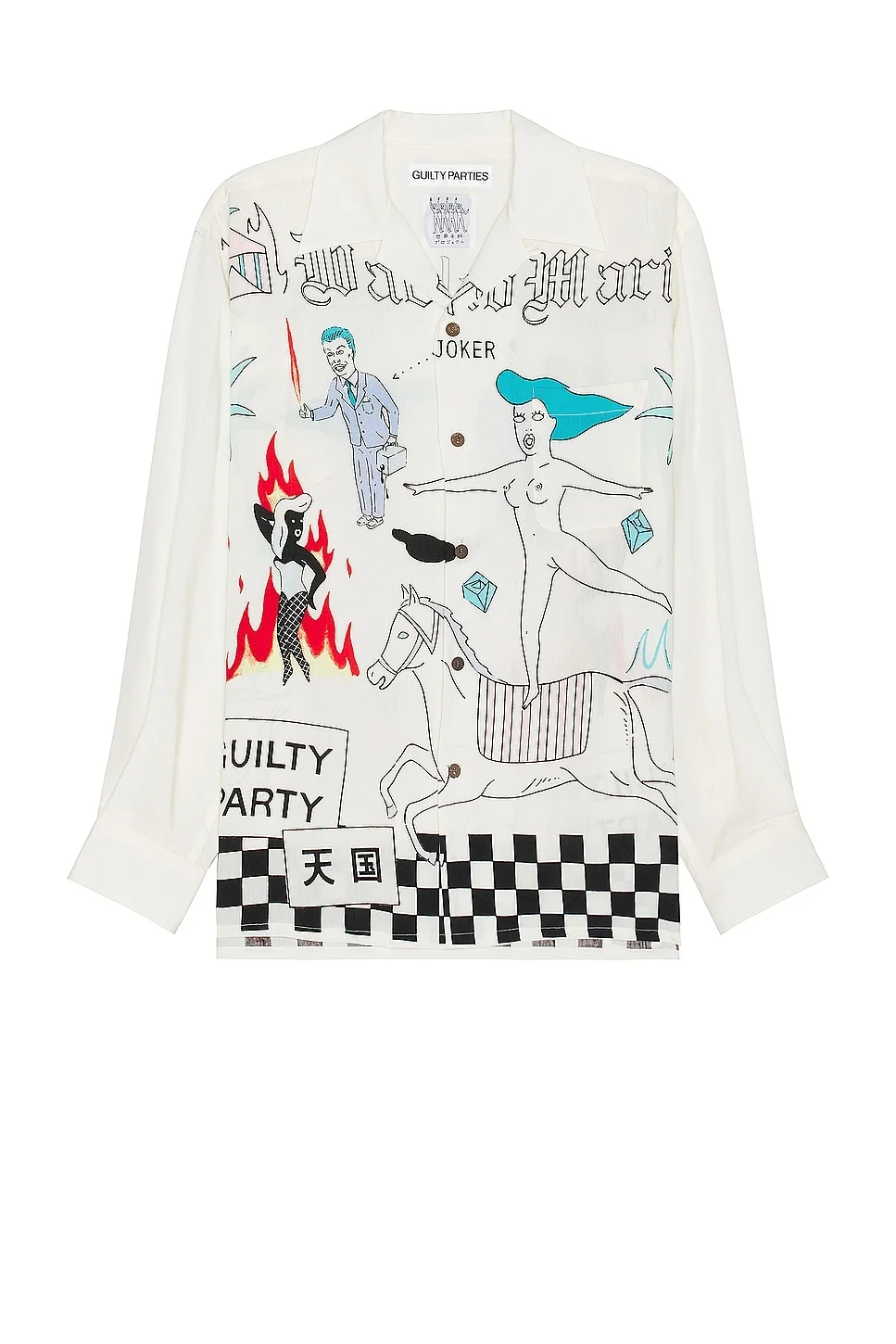 Hawaiian Long Sleeve Shirt - 1