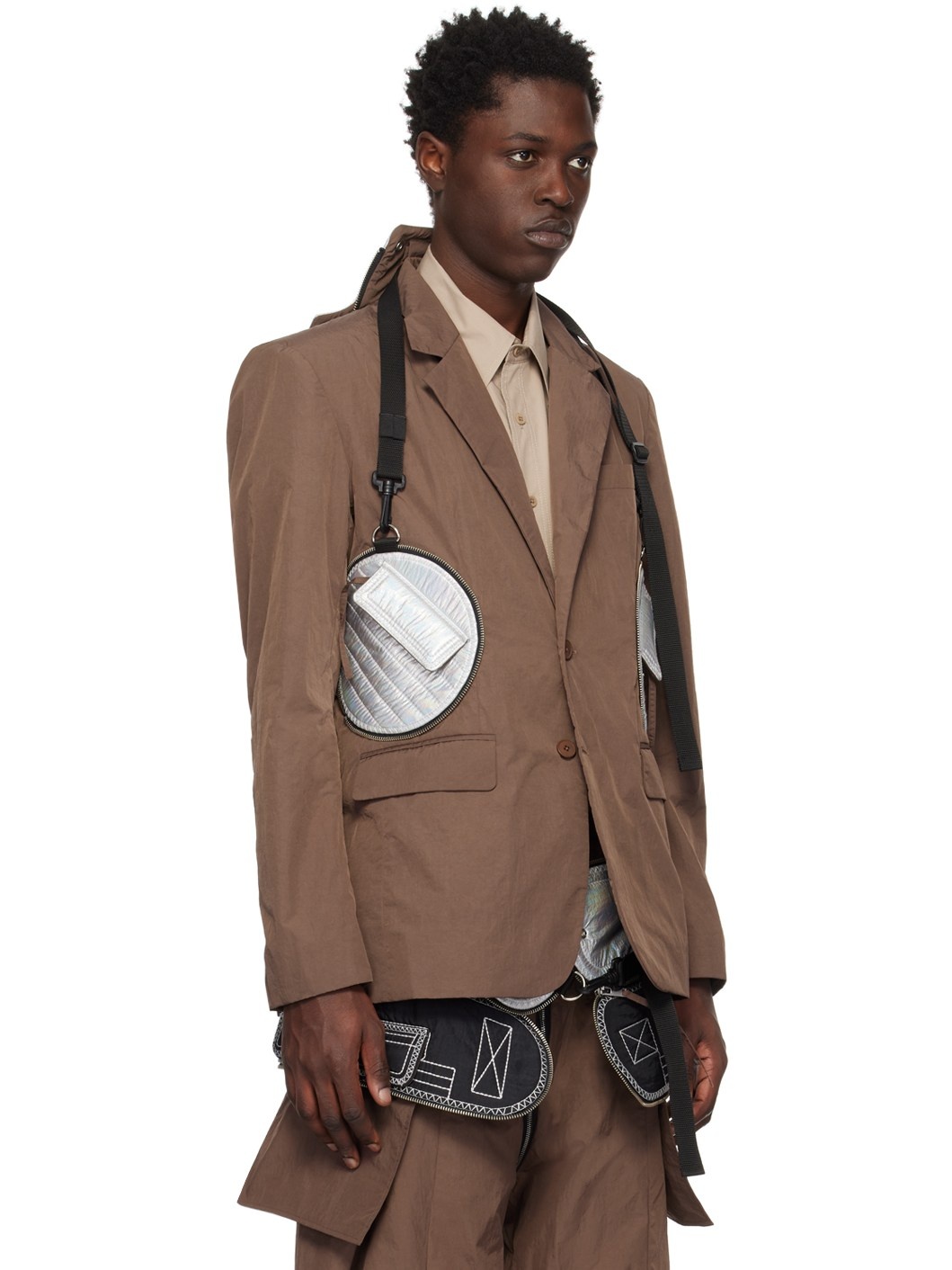 Brown Packable Blazer - 2