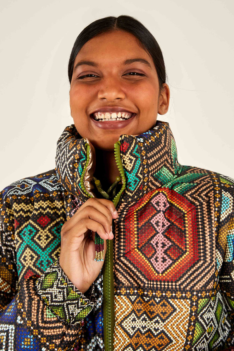 Tropical Rauti Metallic Reversible Puffer Jacket 4