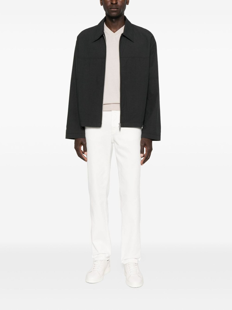 Brunello Cucinelli V-neck short-sleeve cotton T-shirt outlook