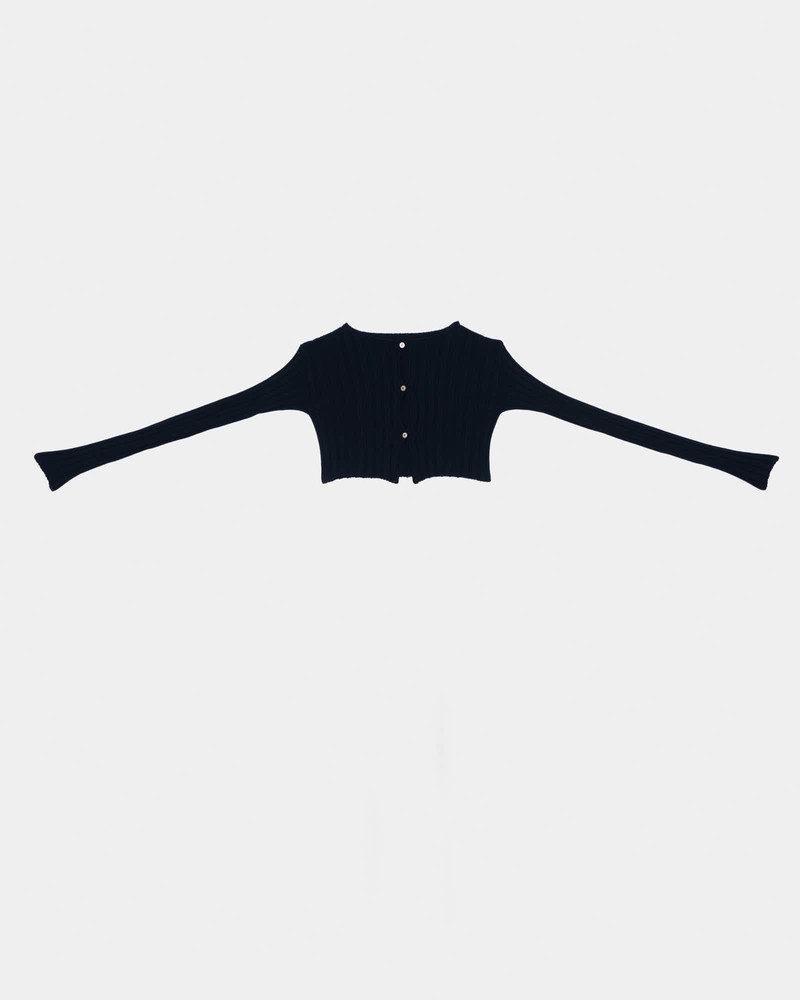 Macau Cardigan - Organic Cotton Rib 6