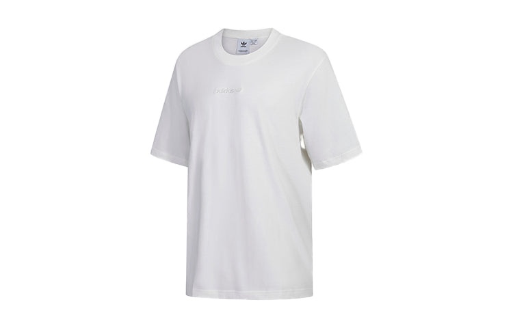 adidas originals Embroidered Logo Short Sleeve White GL6149 - 2