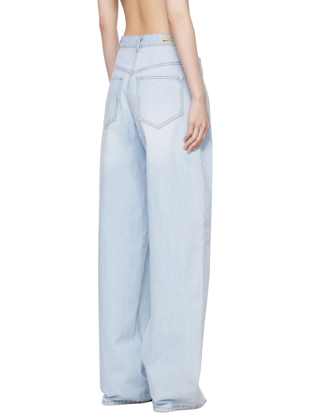 Blue Zero Straight Jeans - 3