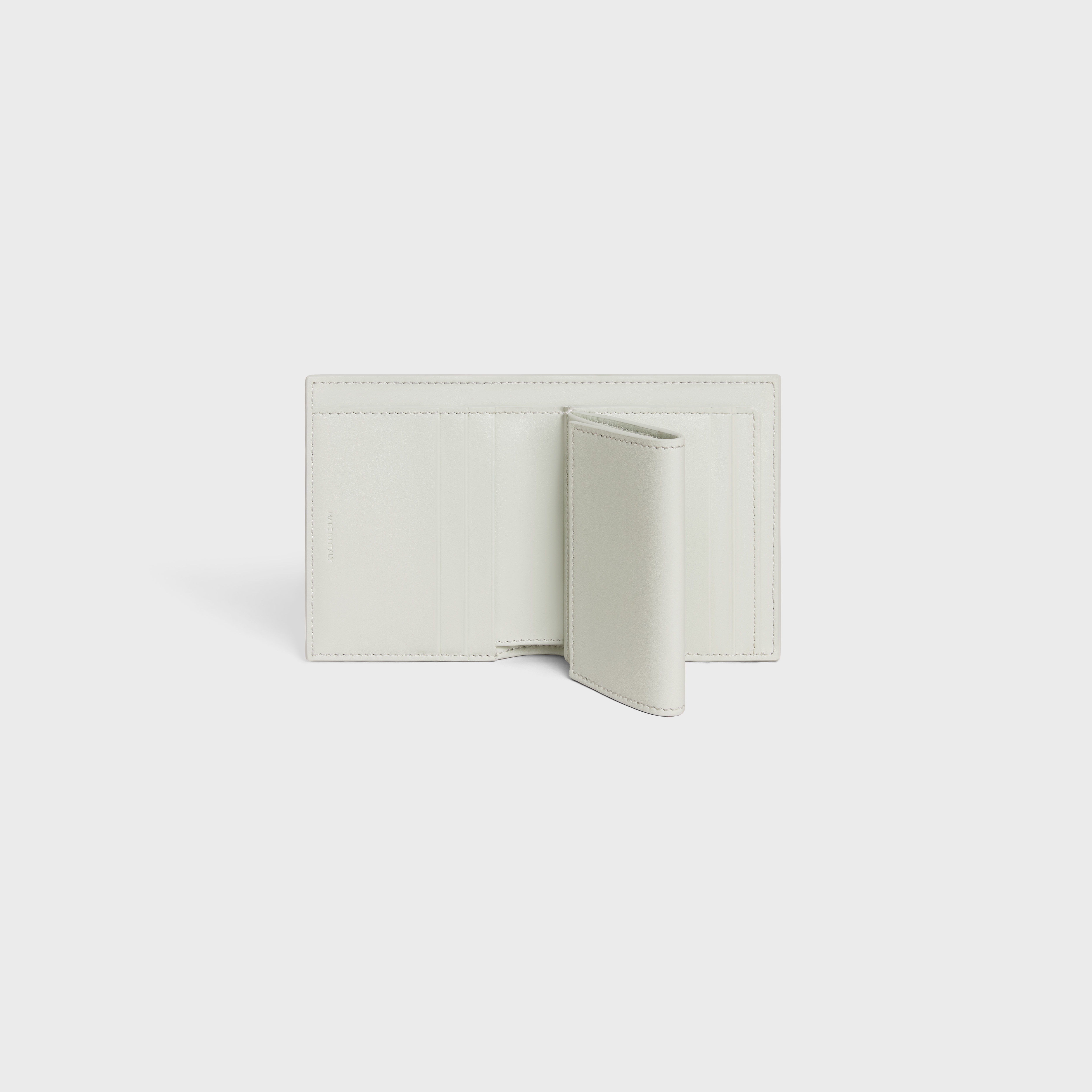 Small Strap Wallet ESSENTIALS in Bicolour Grained Calfskin - 4