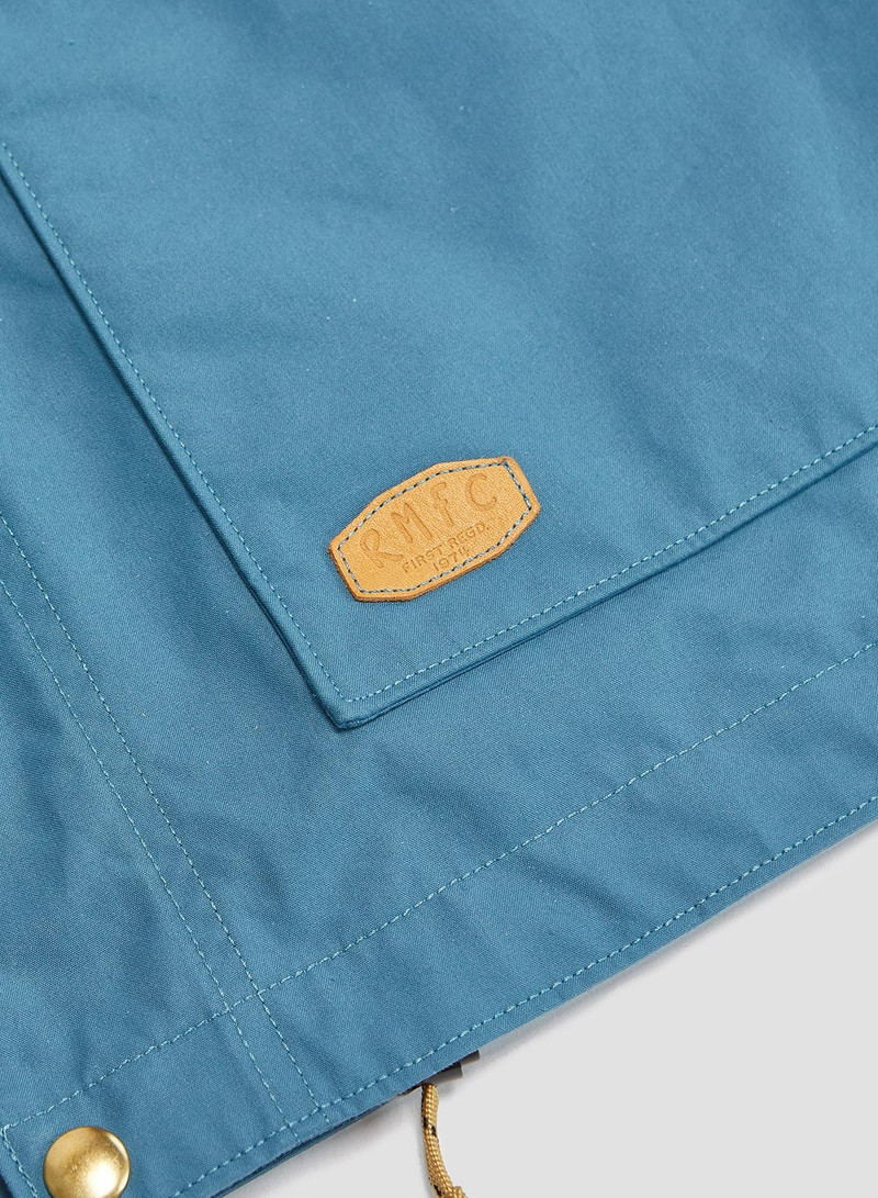 Rocky Mountain Featherbed x Nigel Cabourn Mountain Parka Dry Wax in Blue 10
