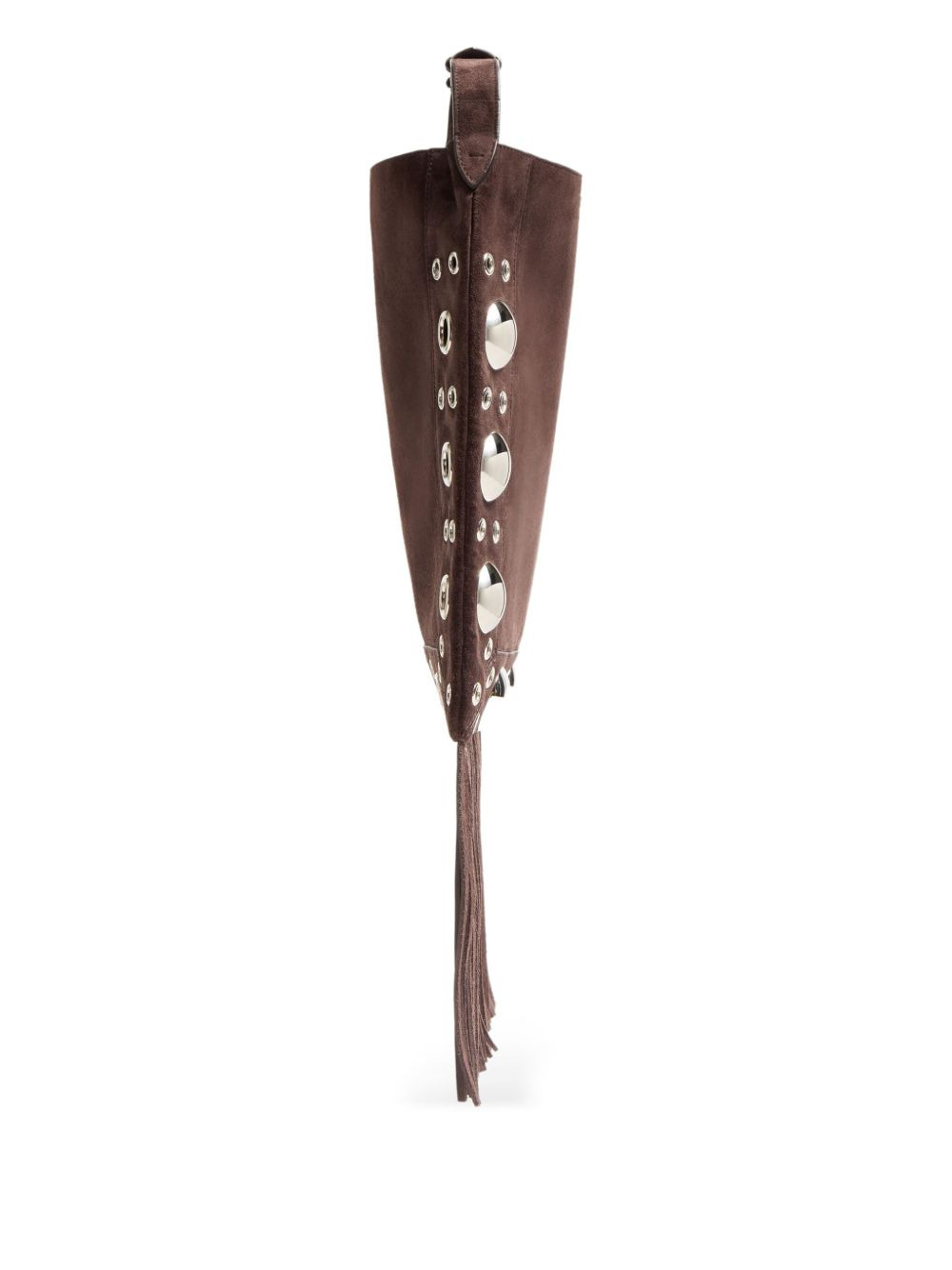 NELLCÔTE SUEDE SHOULDER BAG WITH FRINGES - 3