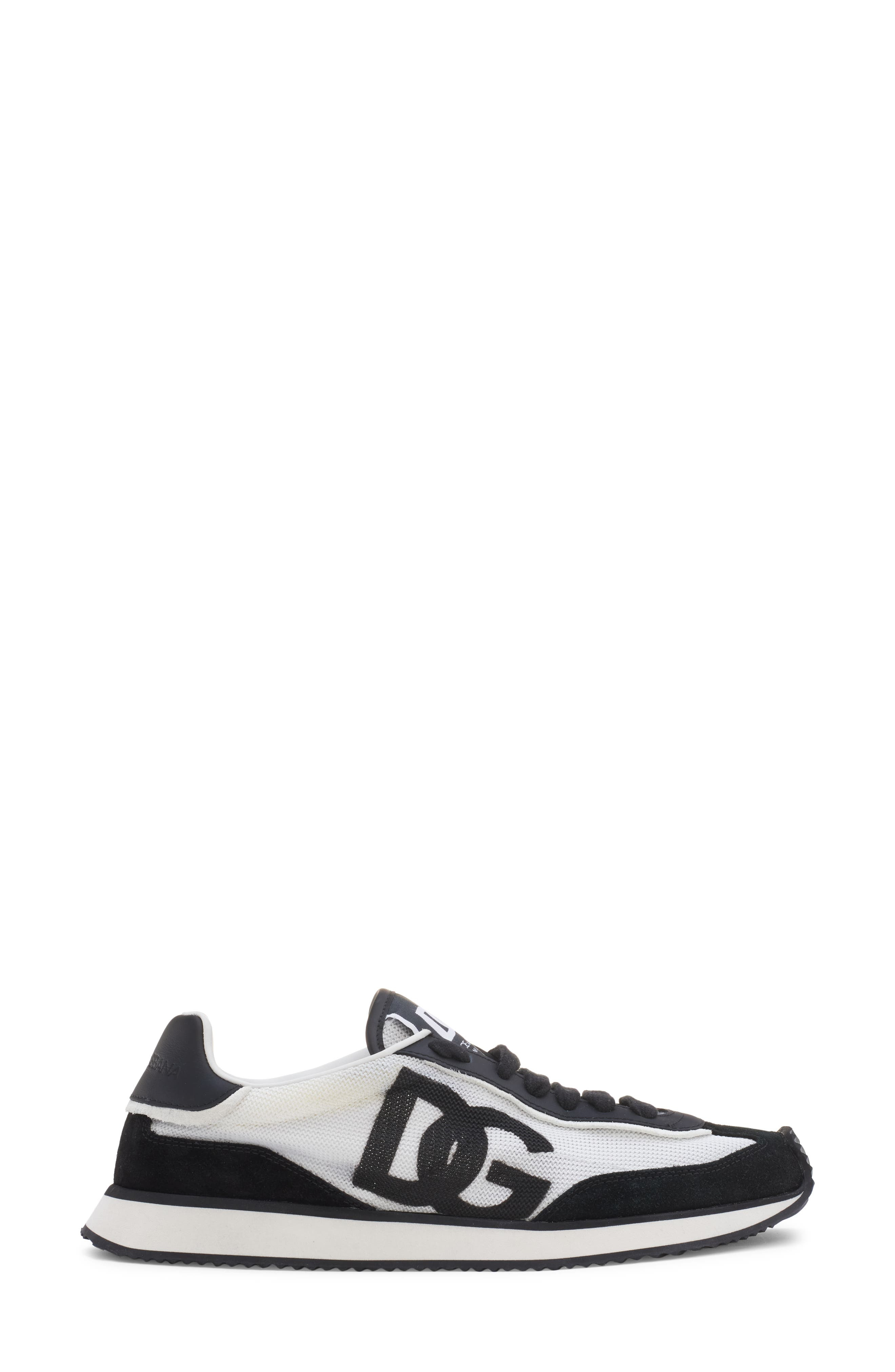 Dolce&Gabbana DG Cushion Sneaker in Bianco/Nero at Nordstrom - 3