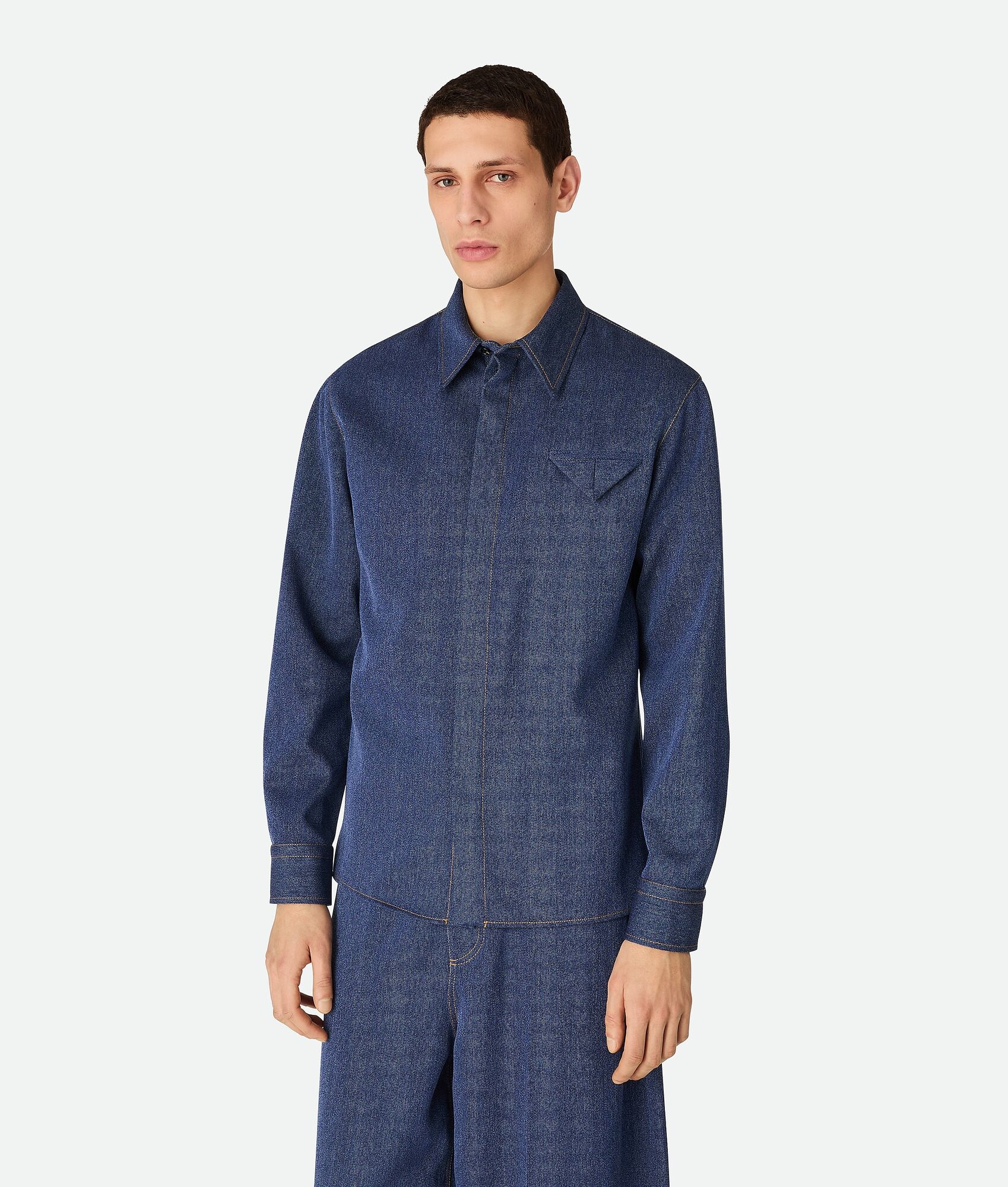Wool And Cotton Shirt - 1