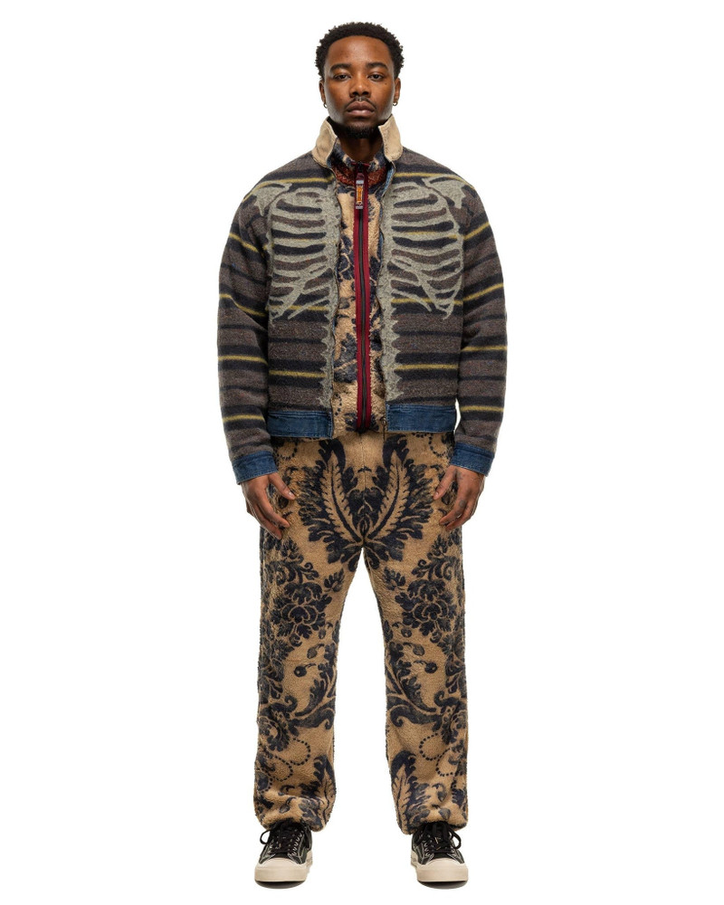 Kapital DAMASK Fleece EASY Pants Beige outlook