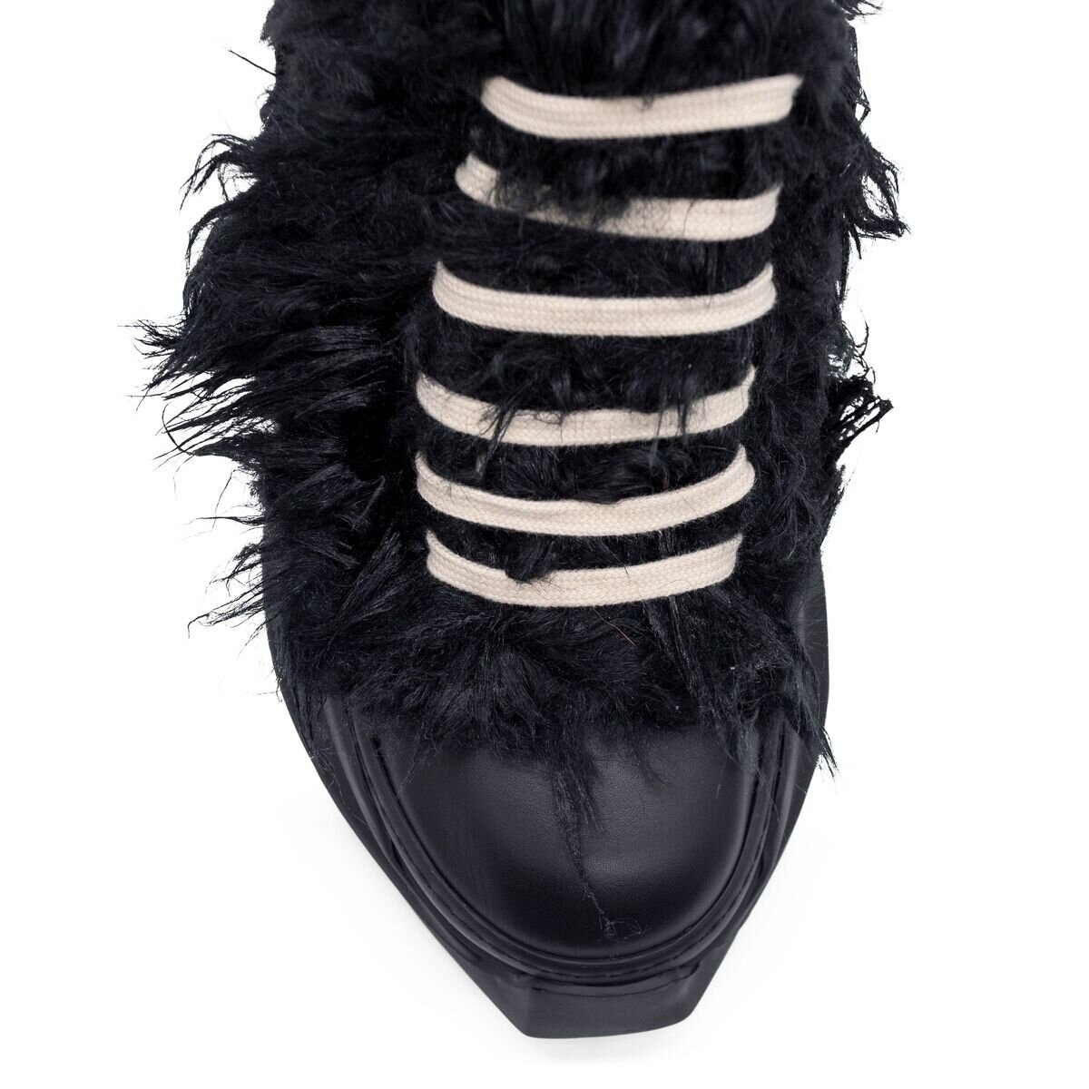 Yeti Low-Top Sneakers in Black/black - 4