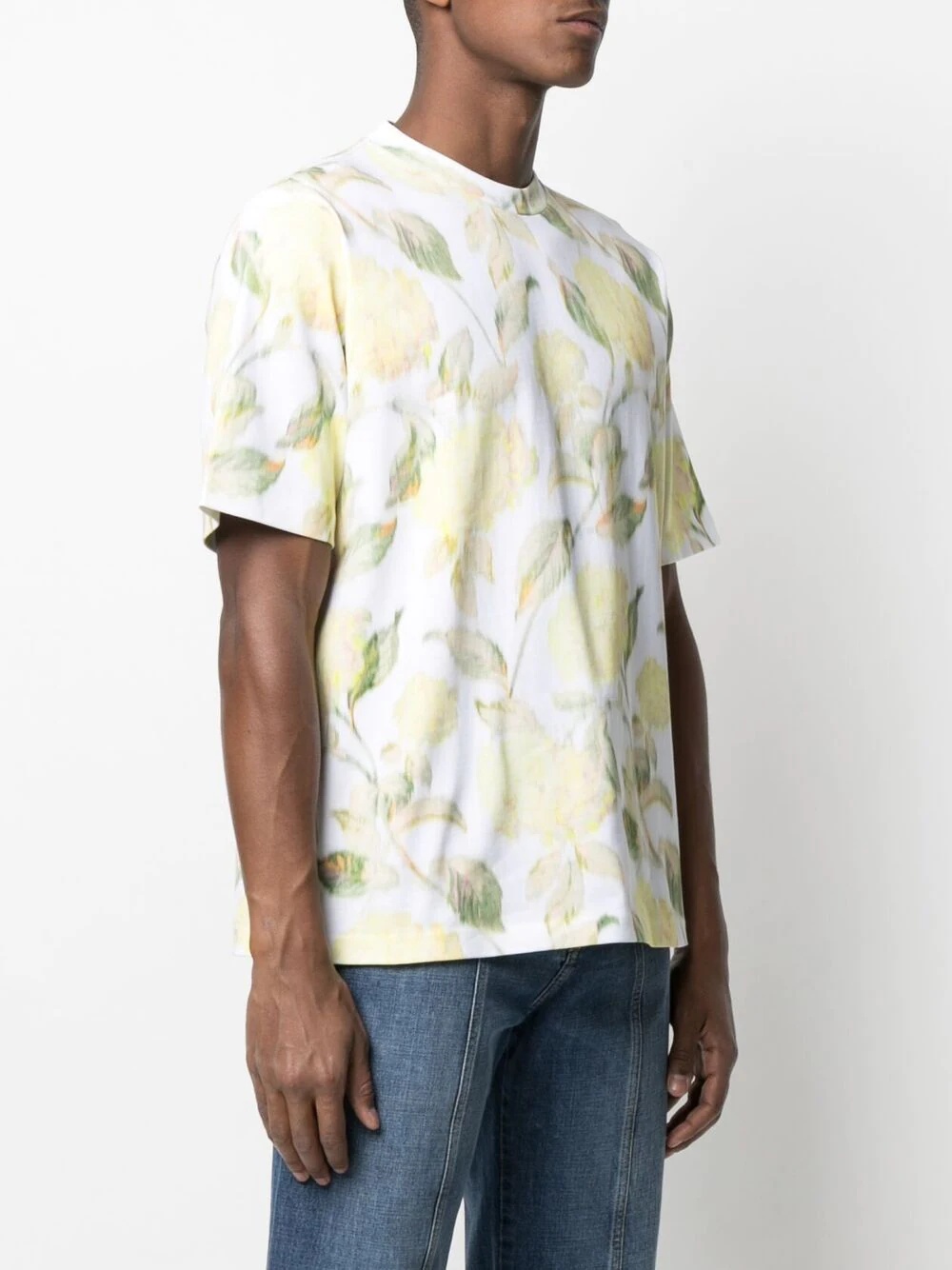 floral-print cotton T-shirt - 3