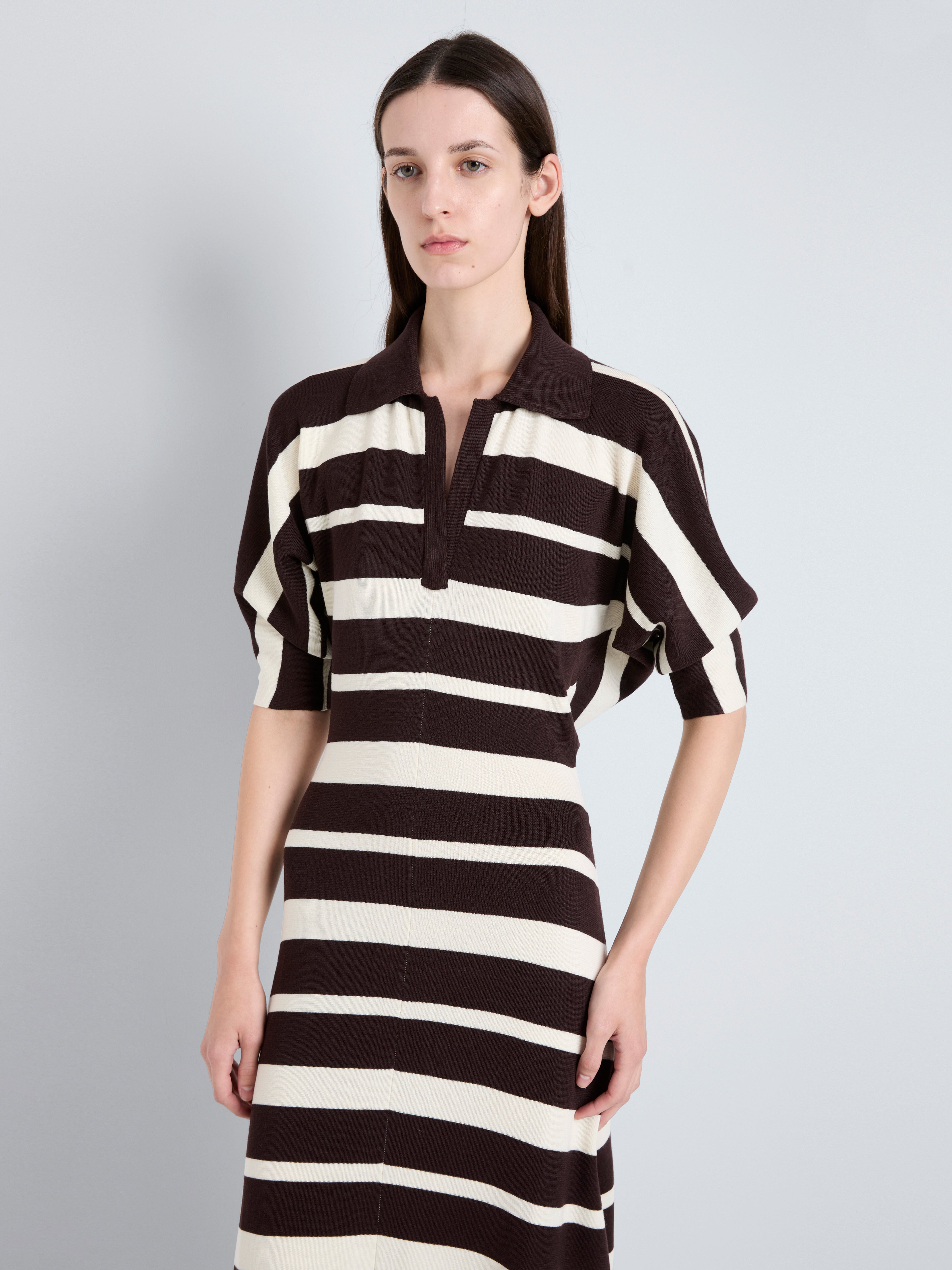 Solana Dress in Superfine Merino Silk - 5