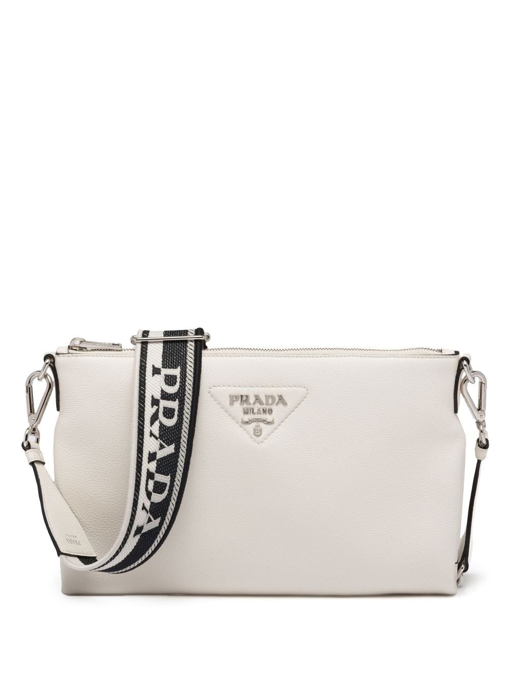 Farfetch Prada Crossbody Bag White Prada Nappa Leather Shoulder