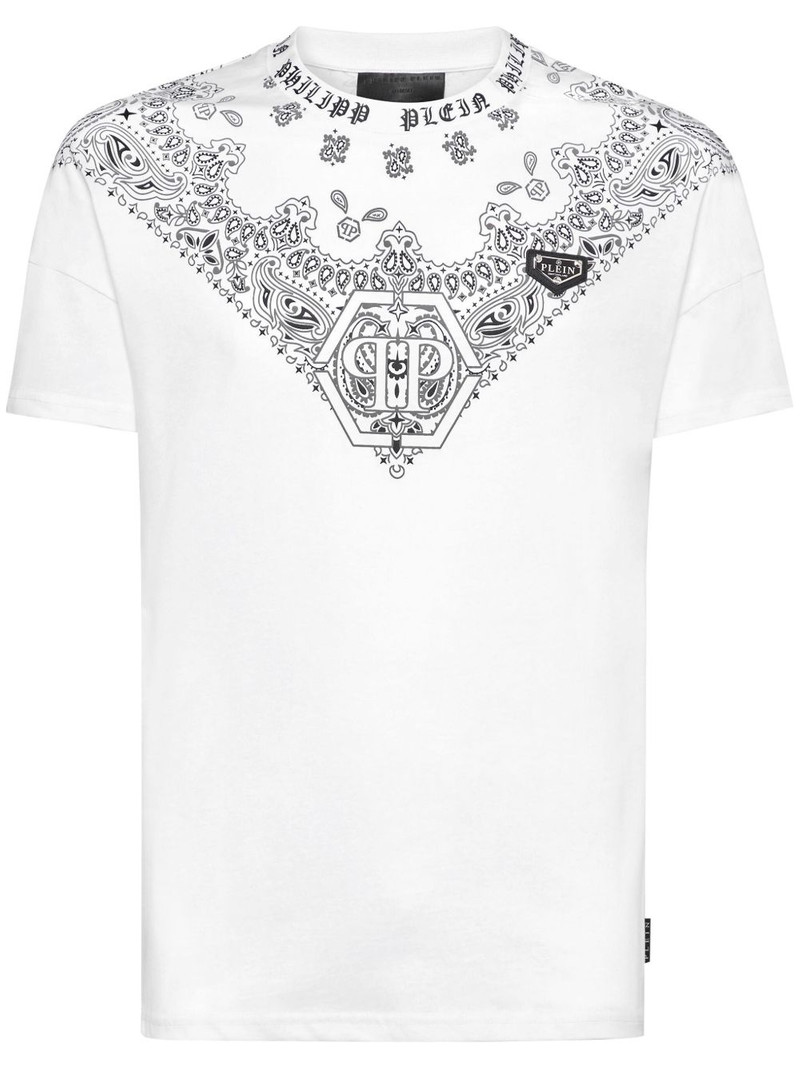 bandana-print T-shirt 1