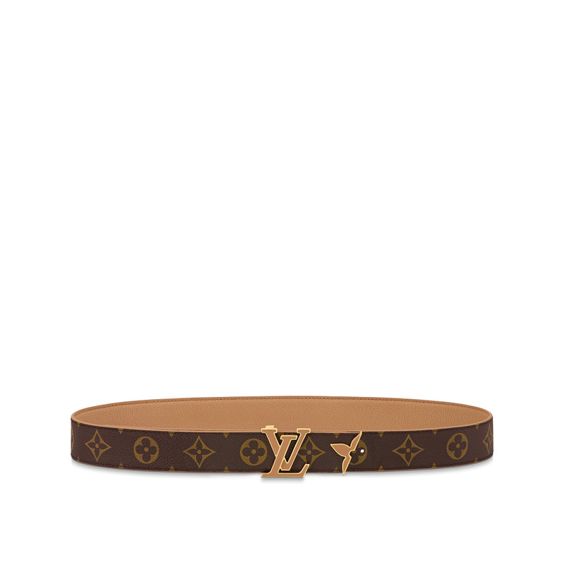 Pretty LV Enamel 30mm Reversible Belt 4