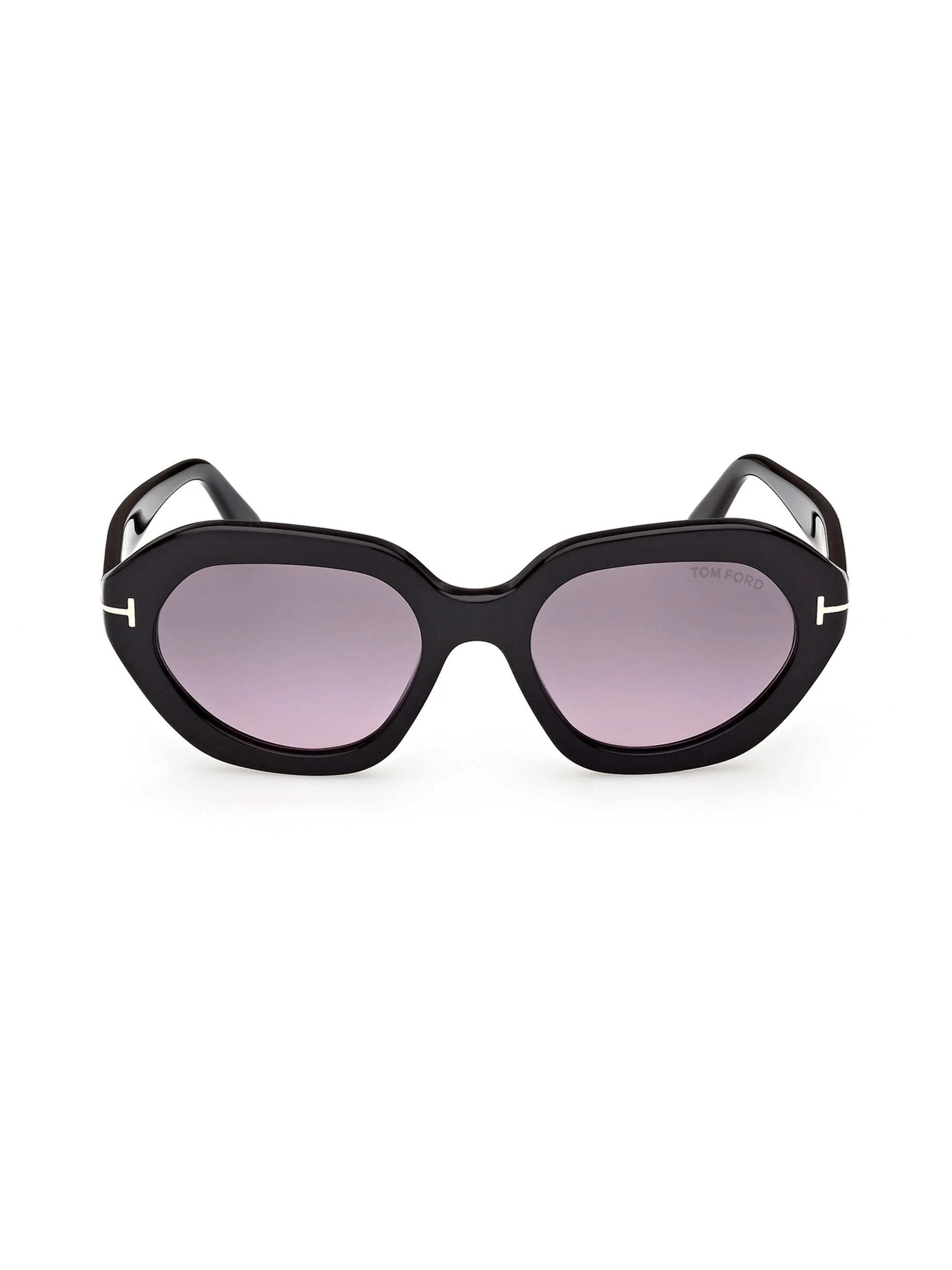 Women's Meryl 53MM Oval Sunglasses - Black Purple - 1