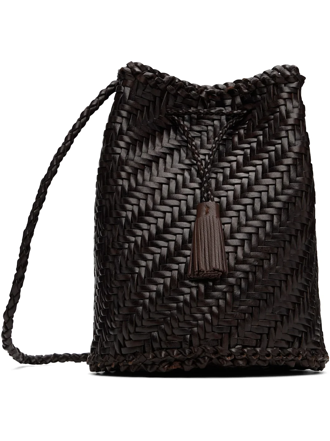Brown Pompom Double Jump Bag - 1