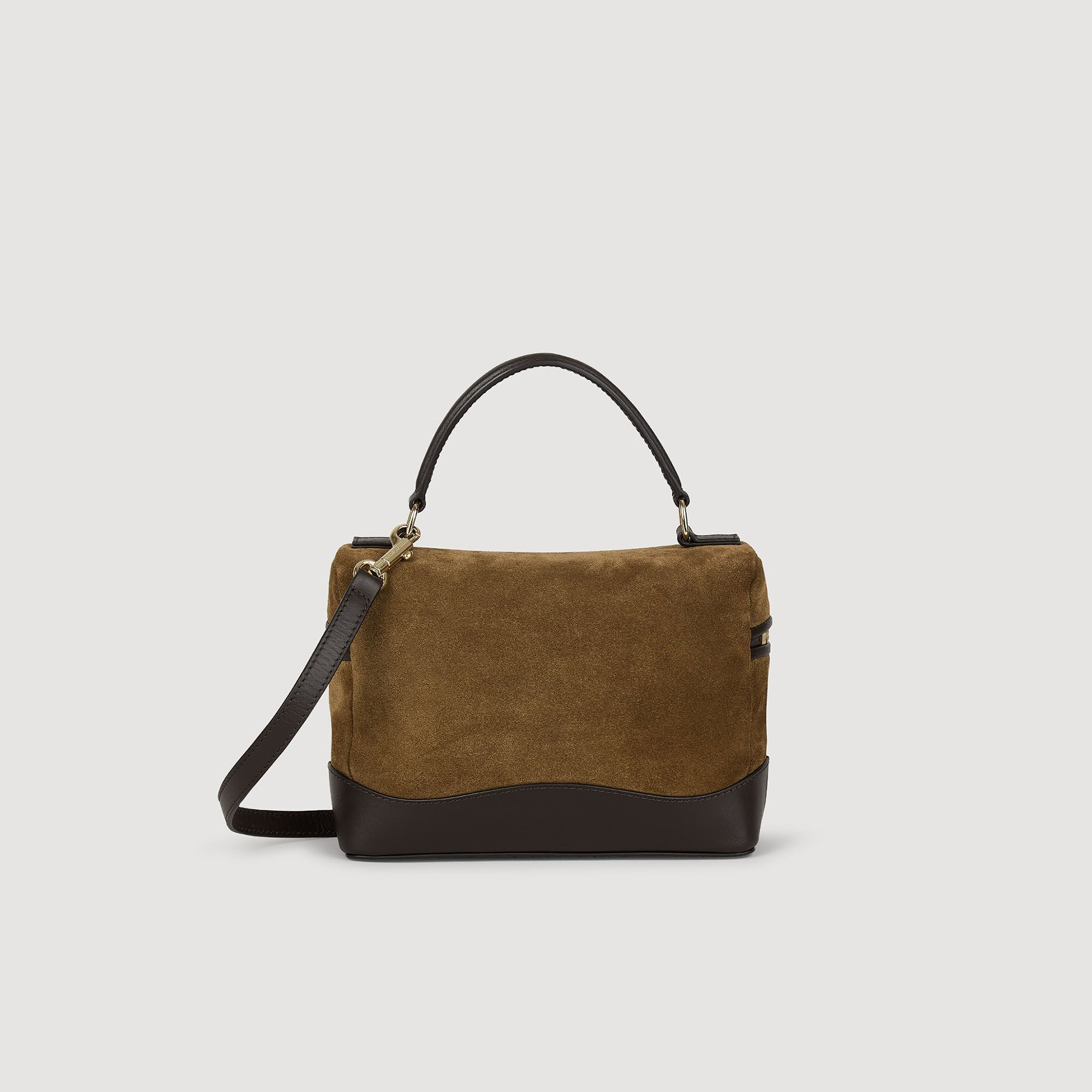 TANGOLINO LEATHER AND SUEDE VANITY BAG - 3