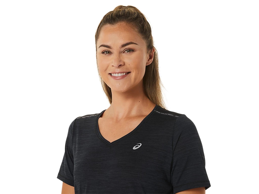 WOMEN'S RACE V-NECK SHORT SLEEVE TOP - 4
