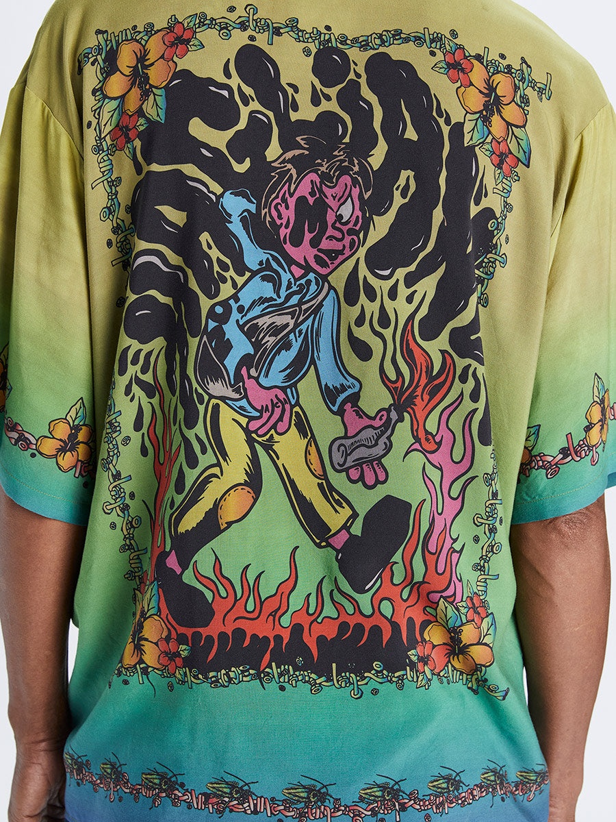 Souvenir Shirt Riot Print - 4
