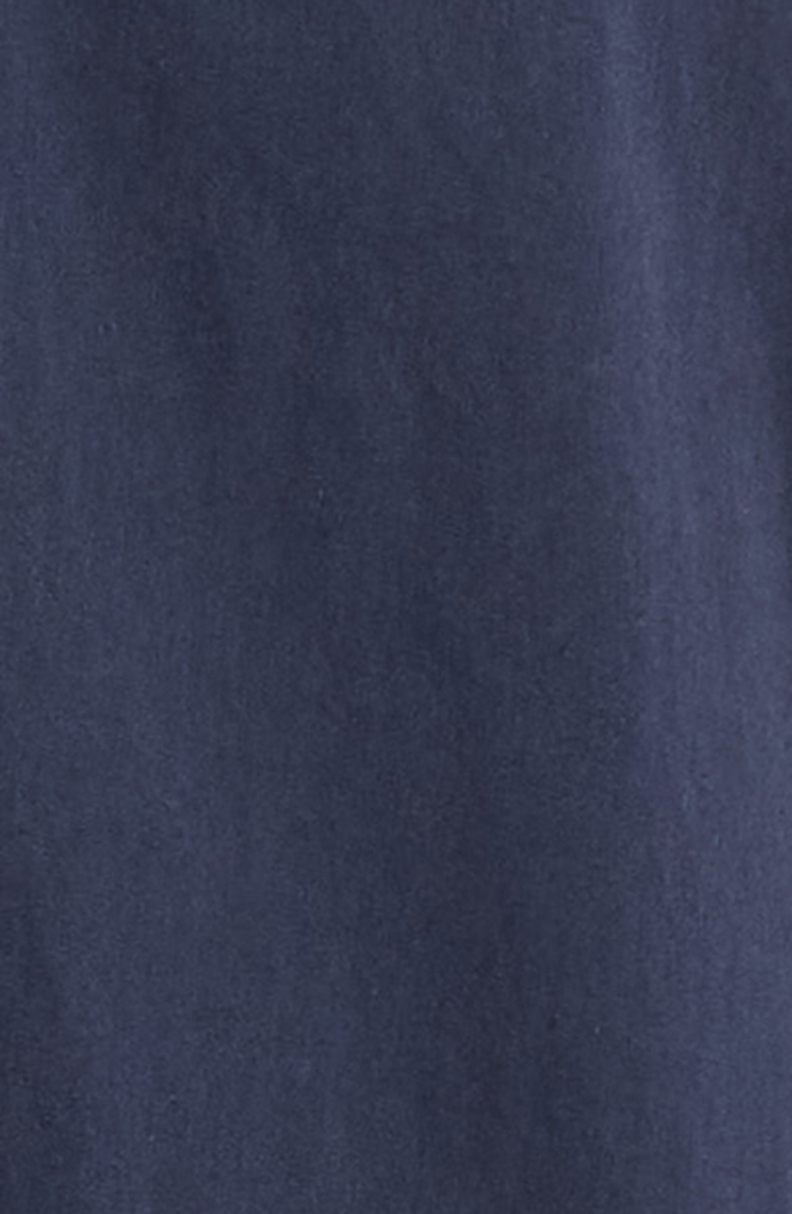 BOSS Demnilia Belted Cotton Blend Midi Dress in Sky Captain at Nordstrom - 6