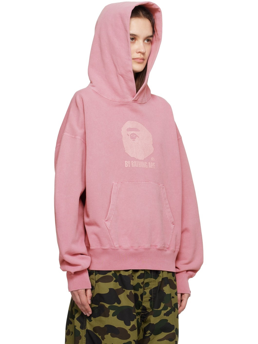 Pink 'By Bathing' Hoodie - 2