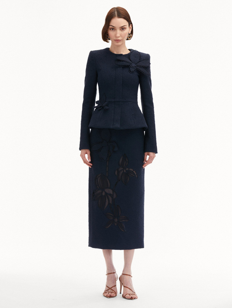 ORCHID EMBROIDERED TWEED JACKET 3