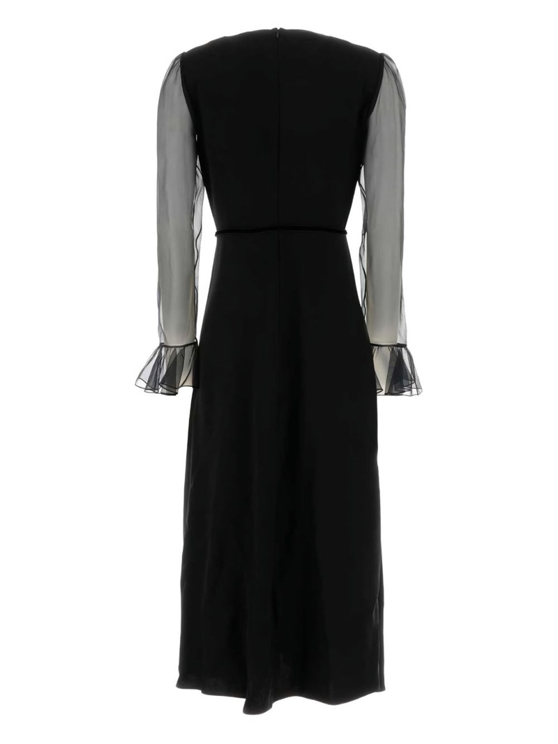 Valentino V-neck silk maxi dress outlook