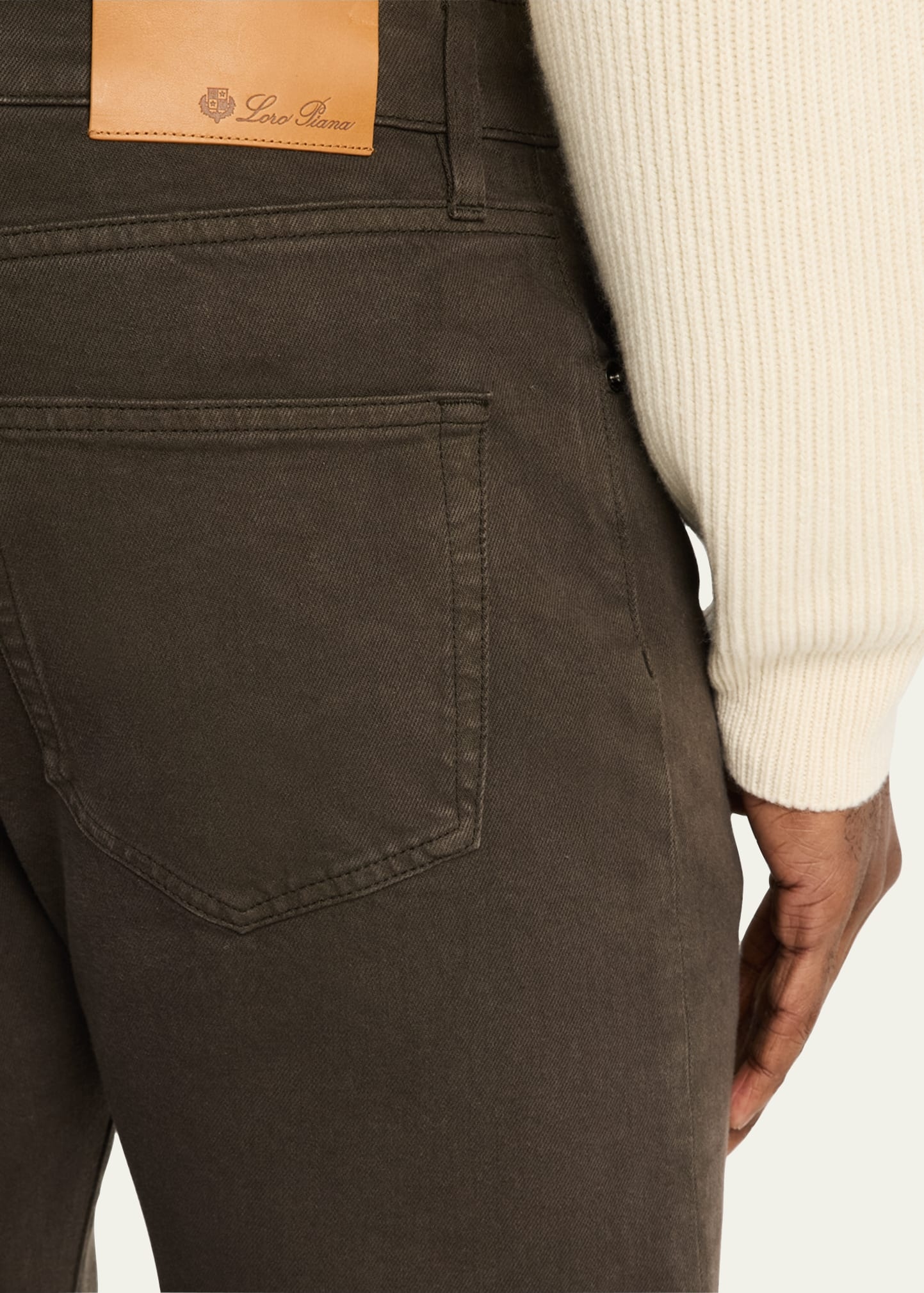Men's Quarona Denim Five-Pocket Pants - 5