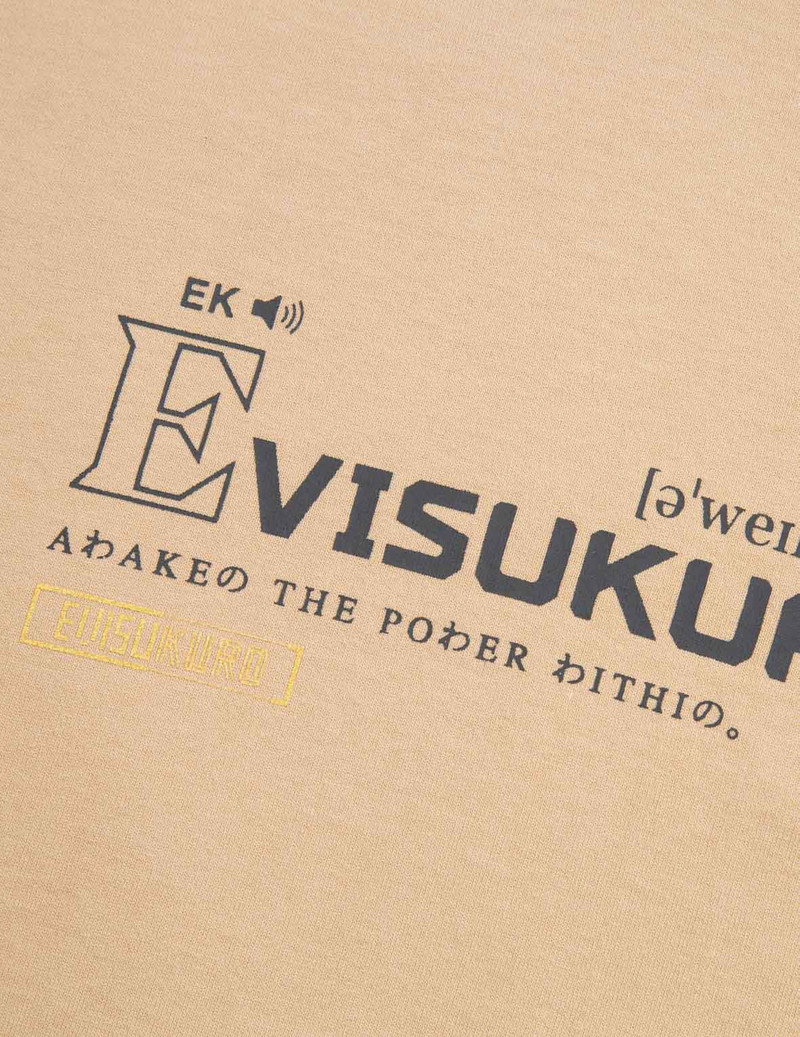 Brushed Seagull and Kamon Print T-shirt 10